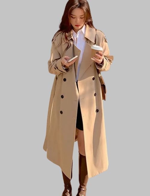 1-16.jpg Korean Style Long Trench Coat for Women