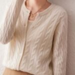 1-33-150x150-1.jpg Half Zip Cashmere Cable Knit Sweater For Women - Image 3