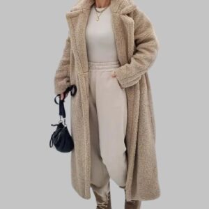 Winter Wool Blend Long Coat For Women