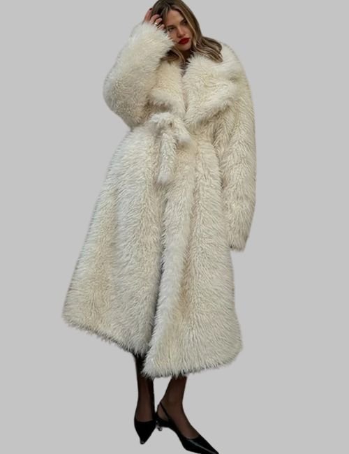 1-37.jpg Faux Fur Belted Winter Long Coat for Women