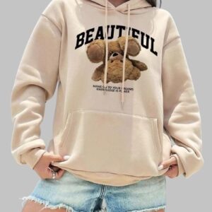 Bear Hoodie – Casual Hoodie for Women