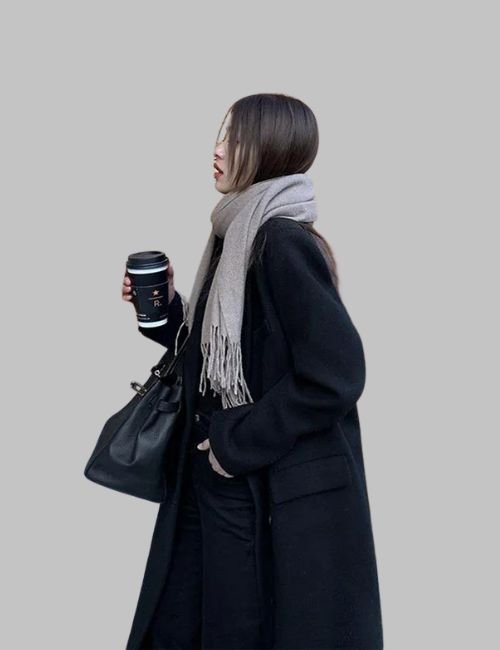 3-36.jpg Korean Style Long Wool Coat for Women - 图片 4