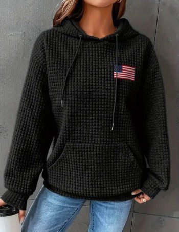 5-92.jpg Comfortable Waffle Grey Designer Hoodie - 图片 5