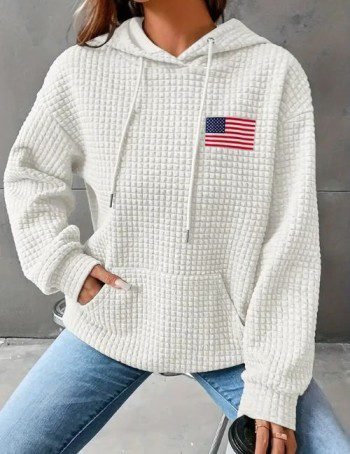 6-76.jpg Comfortable Waffle Grey Designer Hoodie - 图片 6
